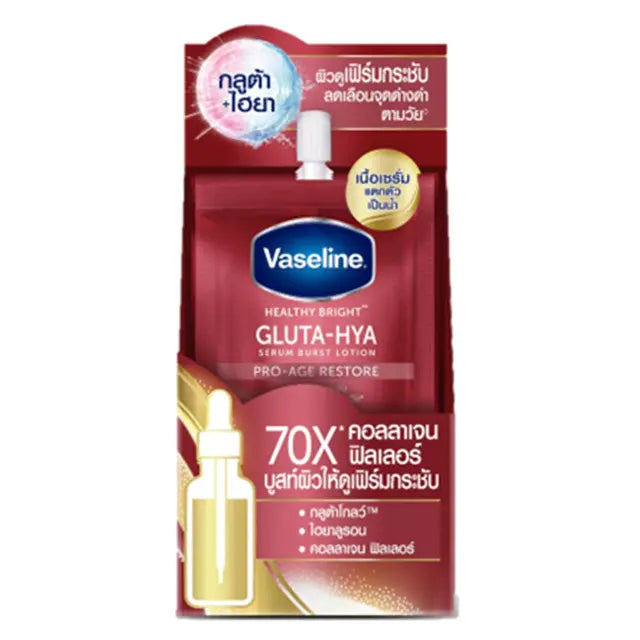 Vaseline Healthy Bright Gluta-Hya Serum Burst Lotion Pro-Age Restore