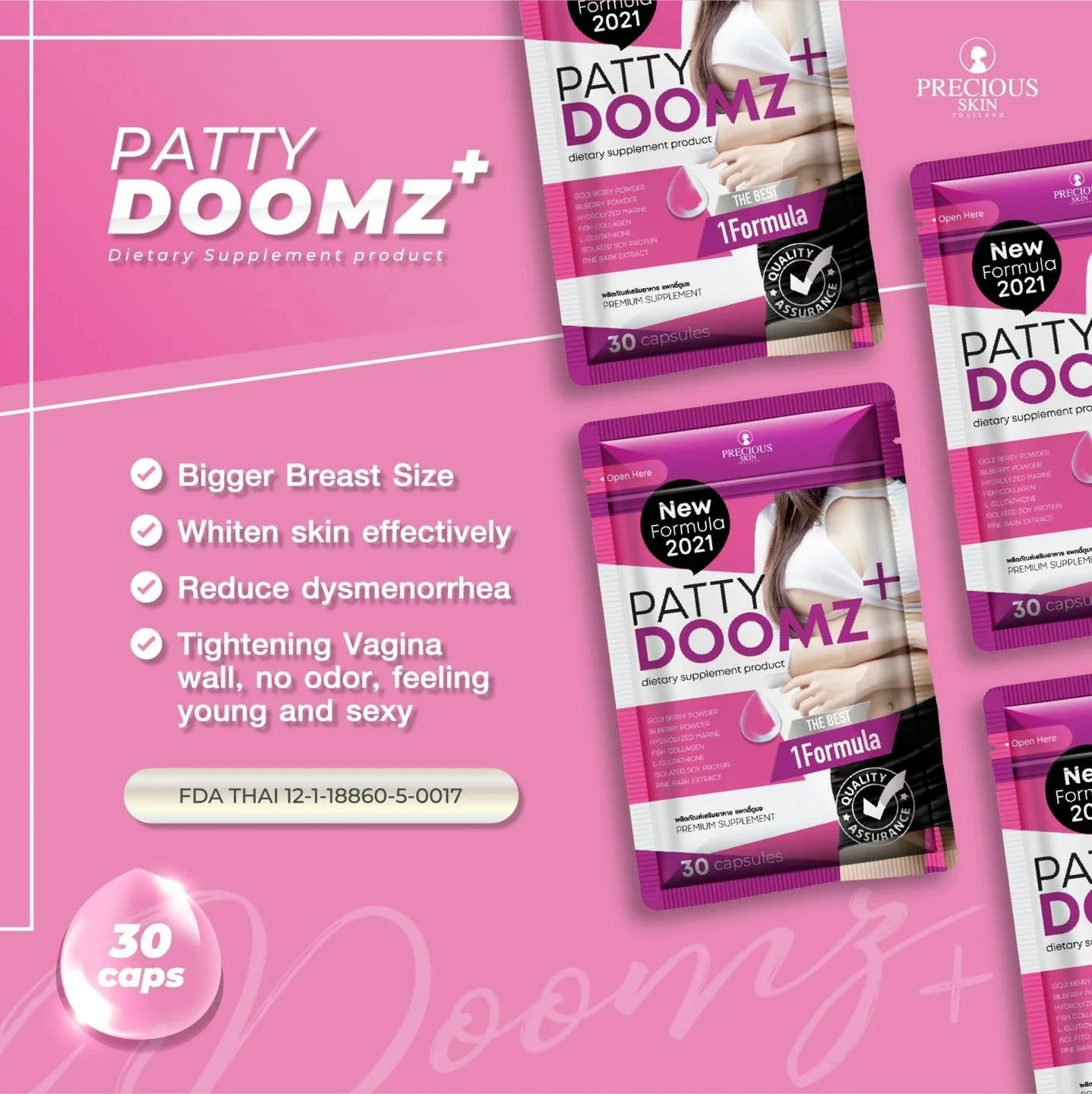 Patty Doomz – 3-in-1 Women's Health Supplement