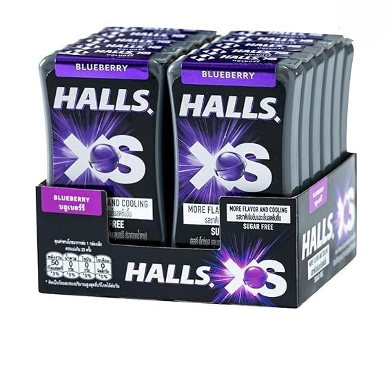 Halls XS Flavored Sugar Free Candy