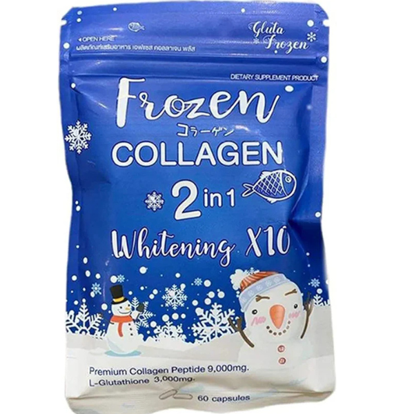 Frozen Collagen 2 in 1 glutathione Whitening Capsules