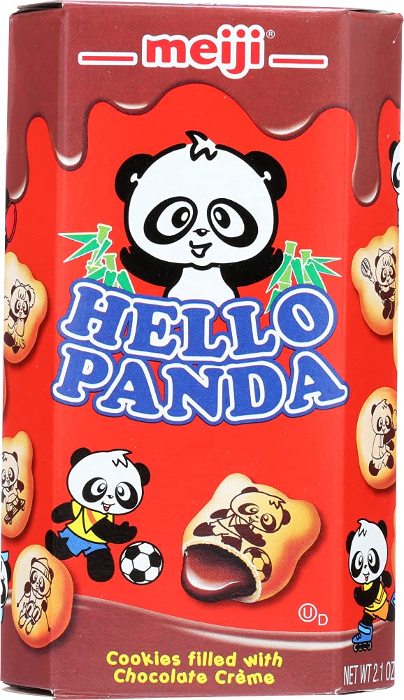 MEIJI HELLO PANDA BISCUITS FILLED - 50g
