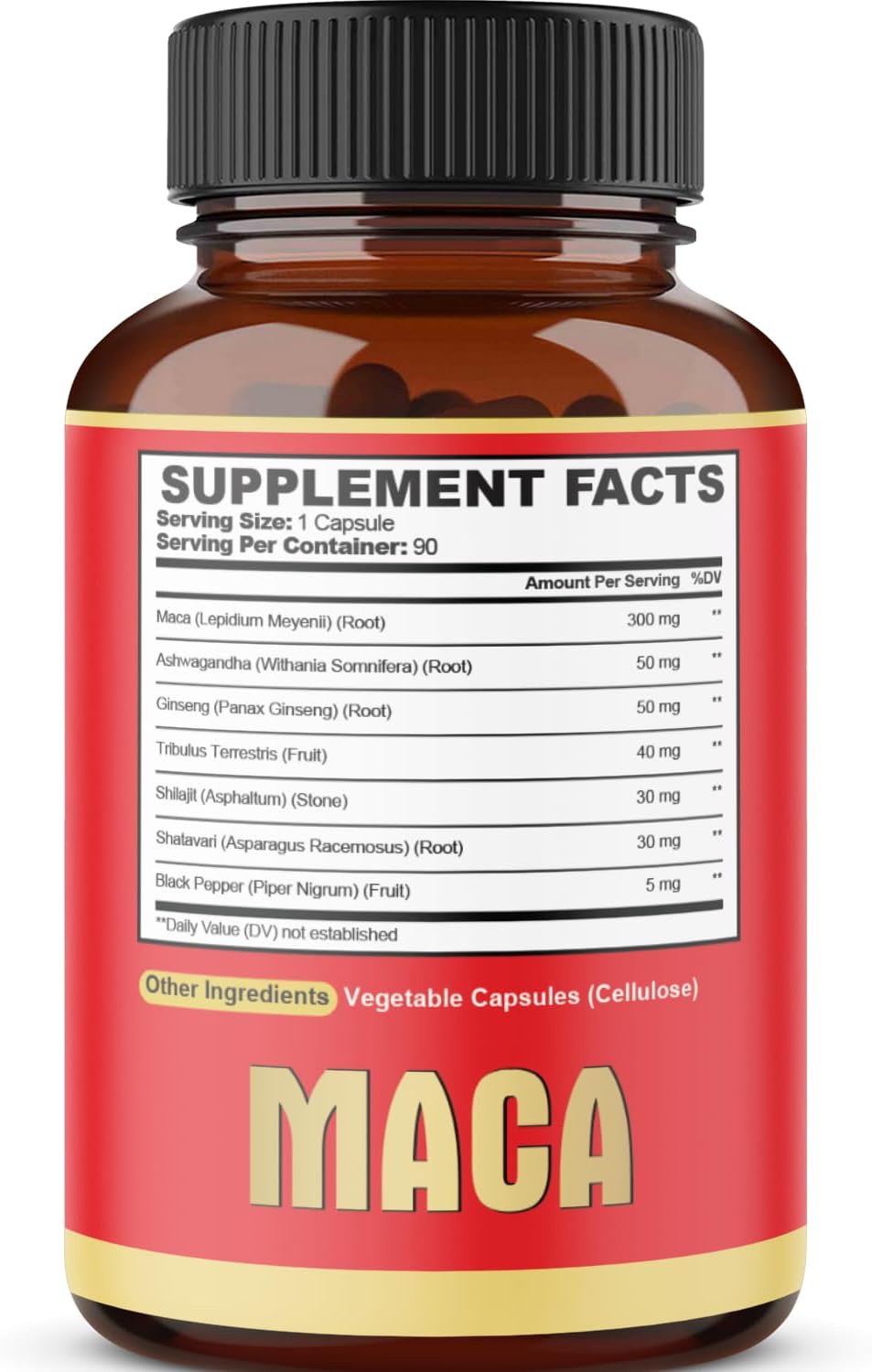 Agobi MACA Extra Strength 60 Capsules Extra Bright