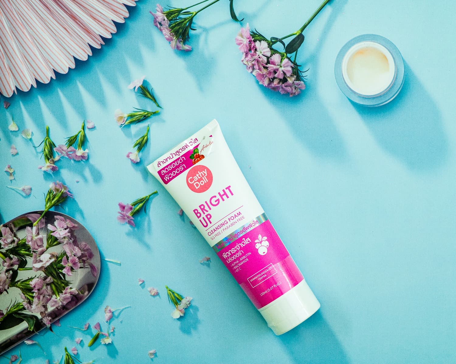 Cathy Doll Bright Up Cleansing Foam – 150ml (Pink)