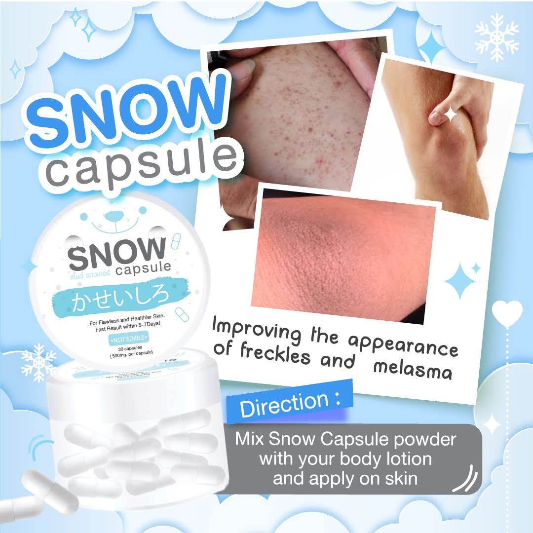 Gluta snow capsules- Whitening Capsules- 30