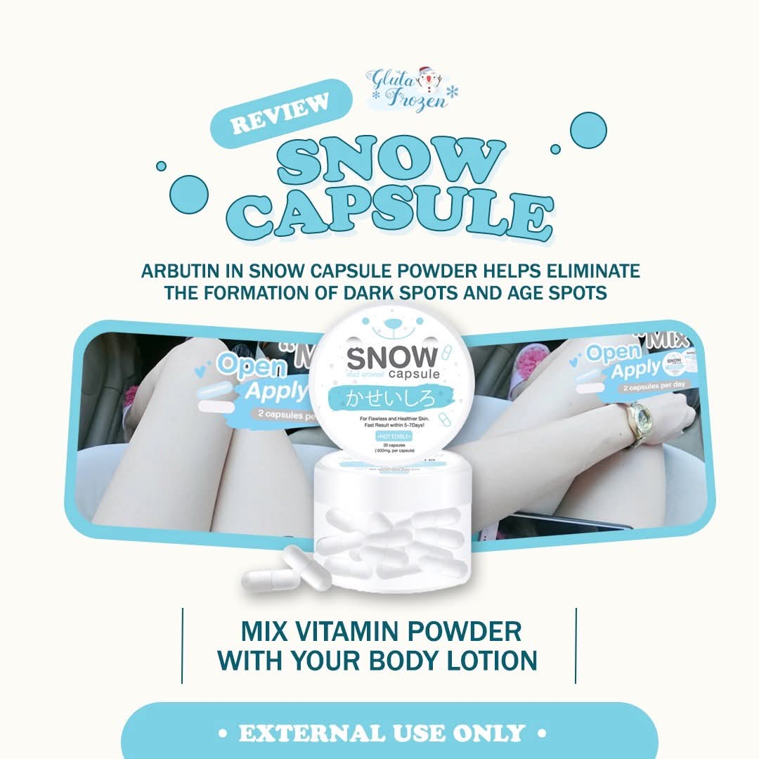 Gluta snow capsules- Whitening Capsules- 30