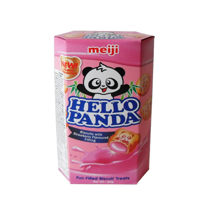 MEIJI HELLO PANDA BISCUITS FILLED - 50g