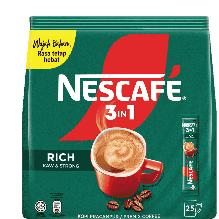 Nescafe  3 in 1 Original Aromatic Pre Mix coffee - 25 Servings