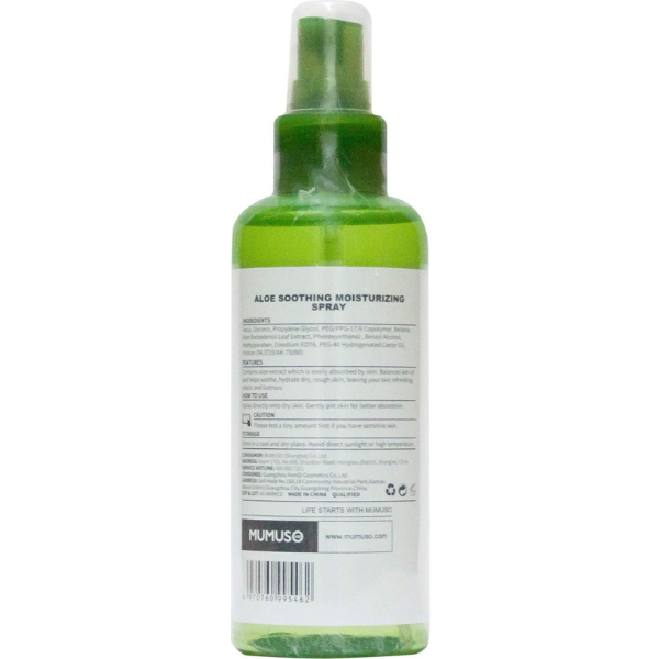 MUMUSO 80% ALOE SOOTHING MOISTURIZING SPRAY