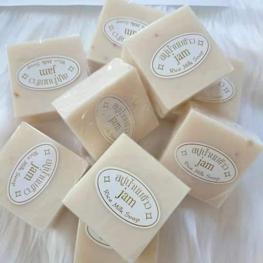 NATRUAL HANDMADE THAI RICE MILK SOAP- 60g