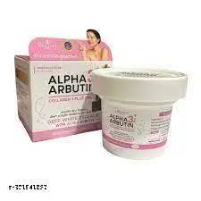 ALPHA ARBUTIN COLLAGEN PLUS CREAM Deep White Essence Precious Skin 100g