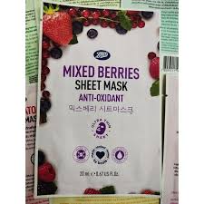 Boots Mixed Berries Sheet Mask – Antioxidant