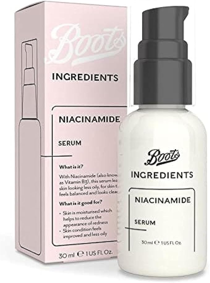 Boots Ingredients Niacinamide Serum - 30ml