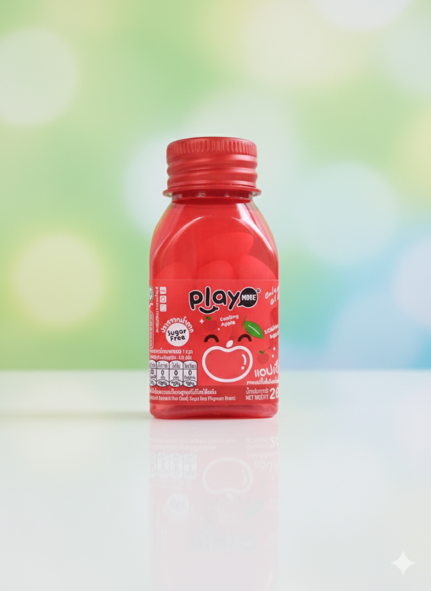 PlayMore Cooling Watermelon Menthol Flavor candy.
