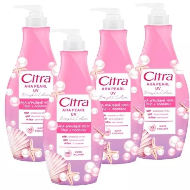 Citra AHA Pearl UV Bright Body Lotion Collagen Whitening Moisturizer- 130ml