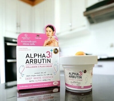 ALPHA ARBUTIN COLLAGEN PLUS CREAM Deep White Essence Precious Skin 100g