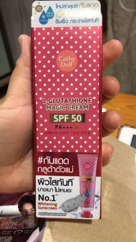 Cathy Doll L-Glutathione Magic Cream Whitening Sunscreen SPF50- 100g