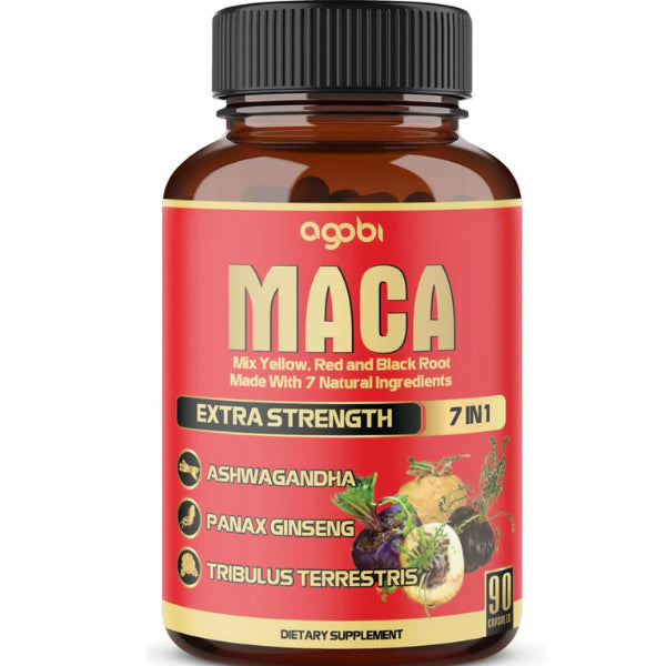 Agobi MACA Extra Strength 60 Capsules Extra Bright
